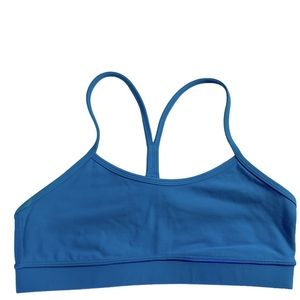 Lululemon Blue Flow Y Nulu Bra Size 6